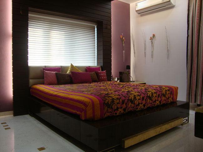 Chowdhary Residence, Spaces and Design Spaces and Design Modern style bedroom