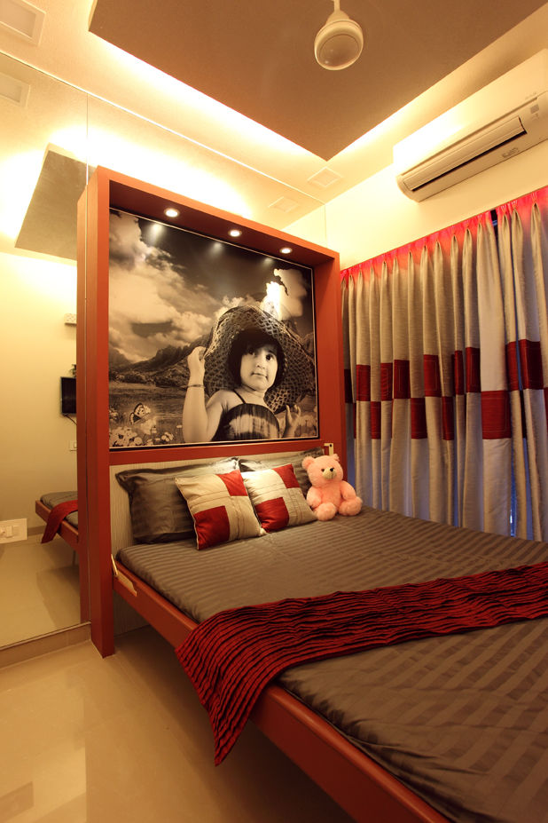 Harish Bhai, PSQUAREDESIGNS PSQUAREDESIGNS Modern style bedroom