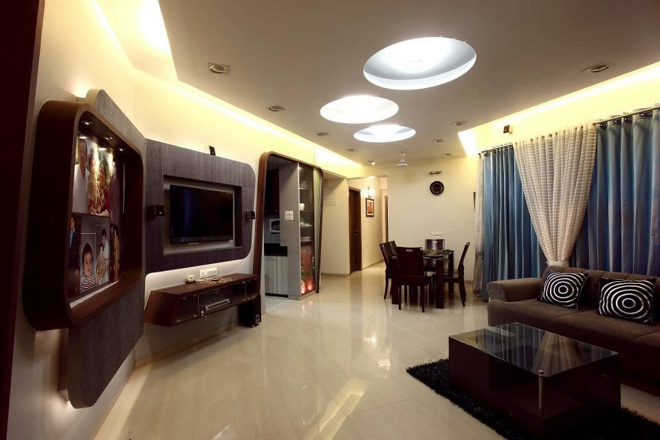 Bharat Bhanushali, PSQUAREDESIGNS PSQUAREDESIGNS Modern living room