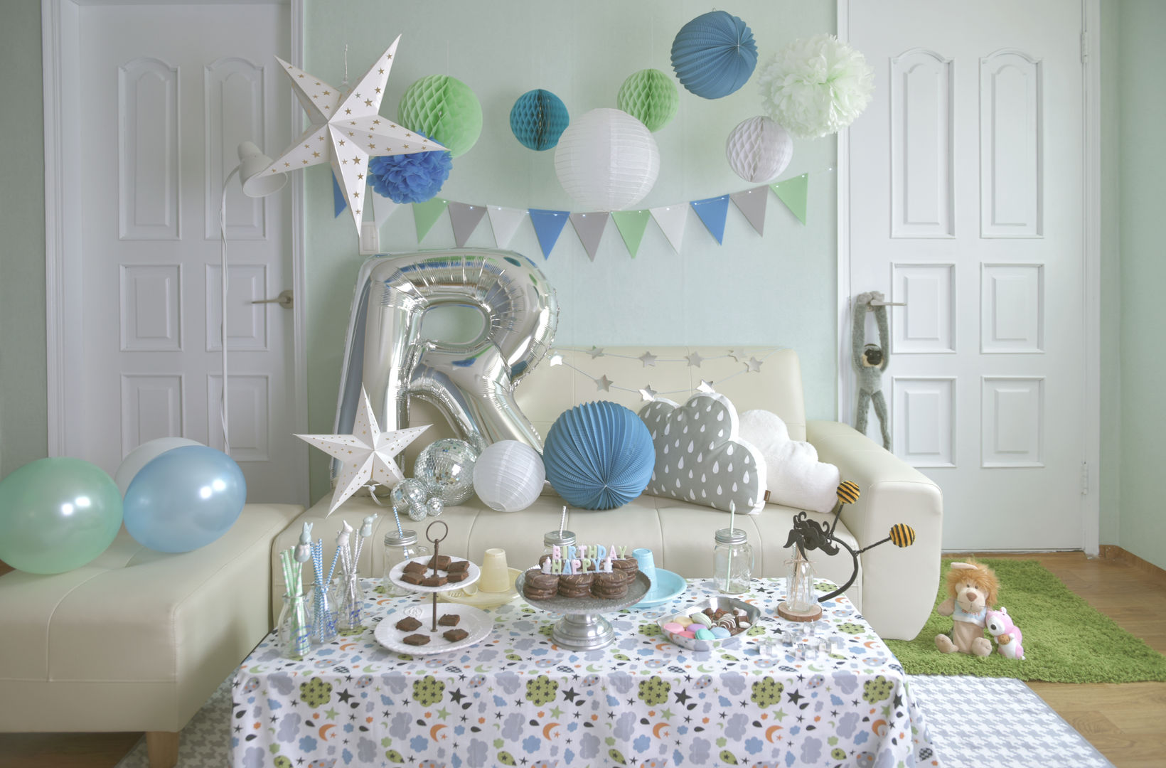 하늘둥둥 파티세트 , partybuckett partybuckett Nursery/kid’s room Accessories & decoration