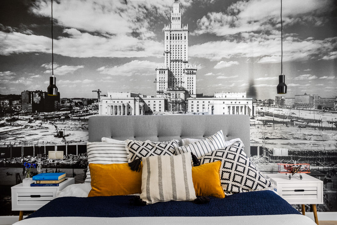 Our photoshoot of apartment design by D Plus Dagmara Zawadzka homify Nowoczesna sypialnia