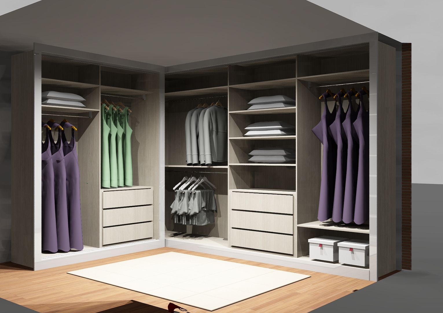 Cozinhas | Roupeiros | Moveis de banho, Amplitude - Mobiliário lda Amplitude - Mobiliário lda Closets de estilo moderno