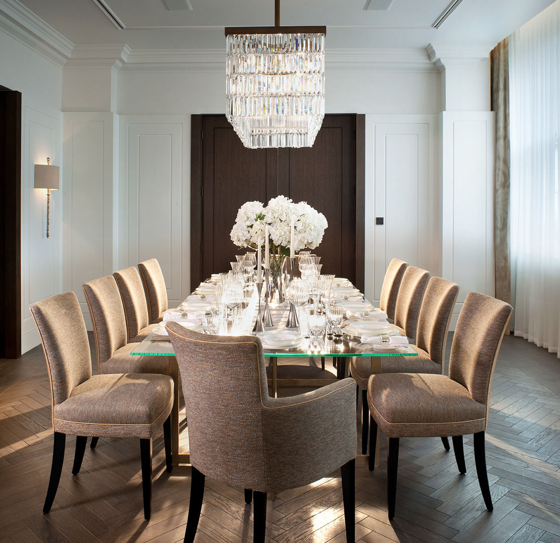 5&6 Connaught Place, Hyde Park, London. , Flairlight Designs Ltd Flairlight Designs Ltd Classic style dining room