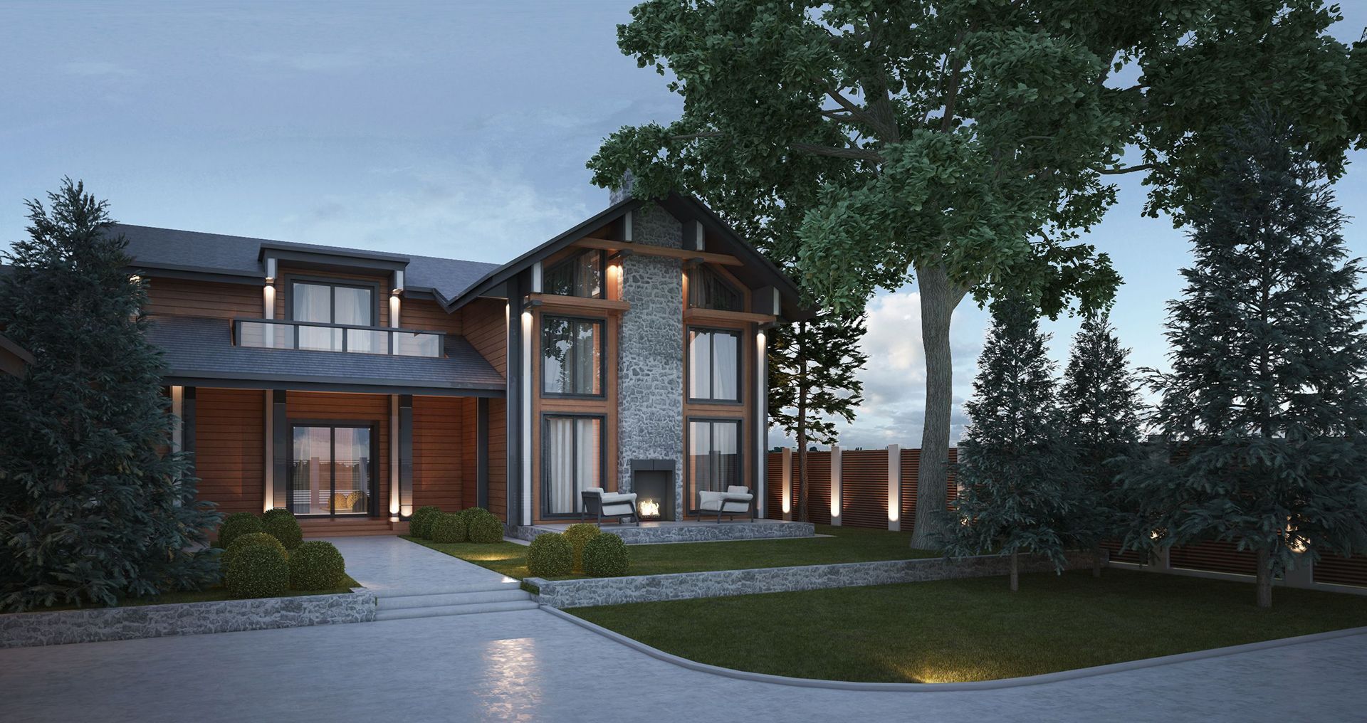 Дом в стиле шале / Chalet-style house, Way-Project Architecture & Design Way-Project Architecture & Design Classic style houses