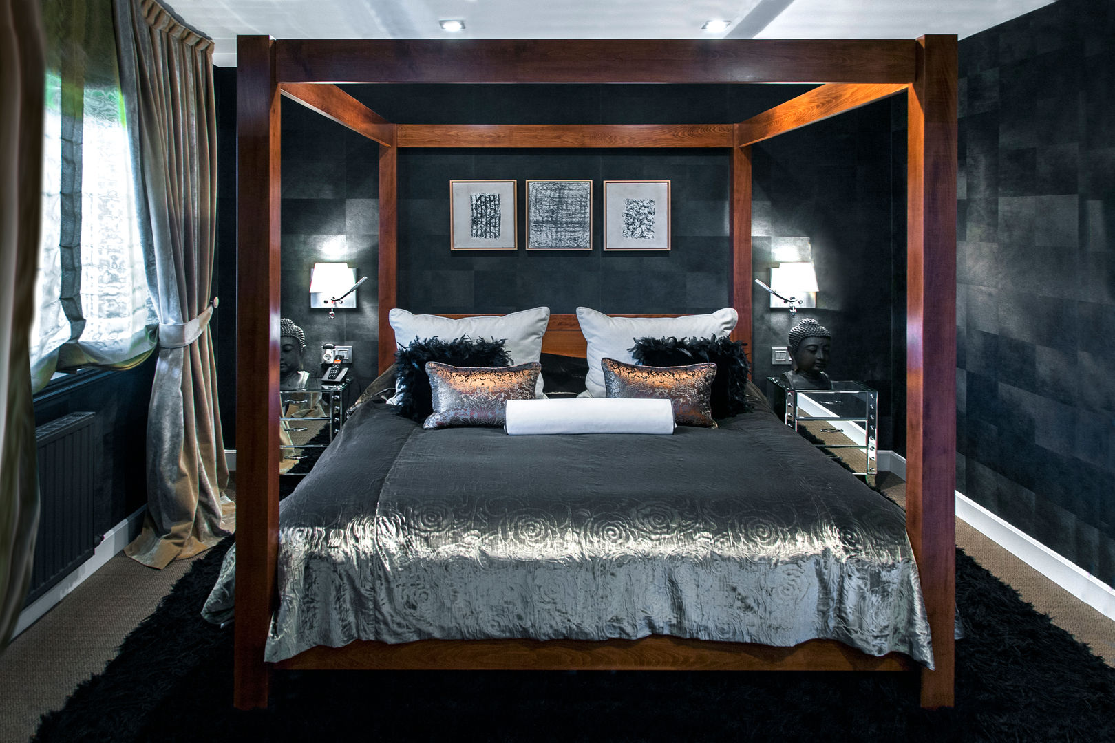 Una Casa Vanguardista con Personalidad Atrevida, Belén Sueiro Belén Sueiro Modern style bedroom