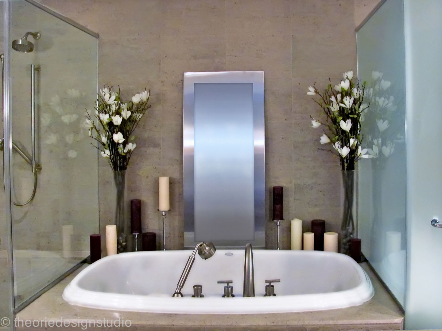 Trump Tower, Chicago Illinois, theorie design studio theorie design studio Classic style bathroom Decoration