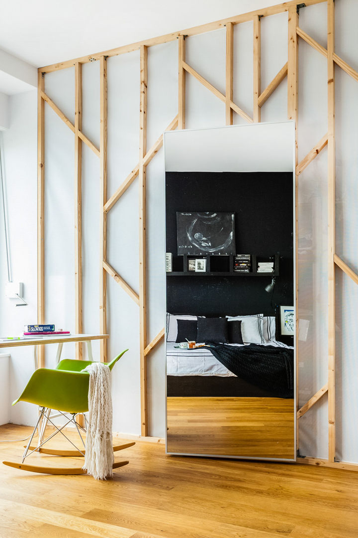 Our photoshoot for apartment design by Mode:lina Architects homify Eklektyczne domowe biuro i gabinet