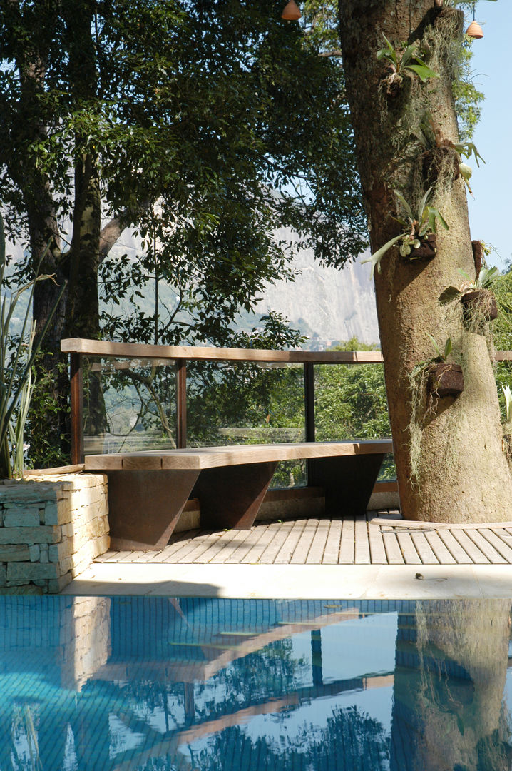 Casa Gávea - Rio de Janeiro, Maria Claudia Faro Maria Claudia Faro Piscine tropicale