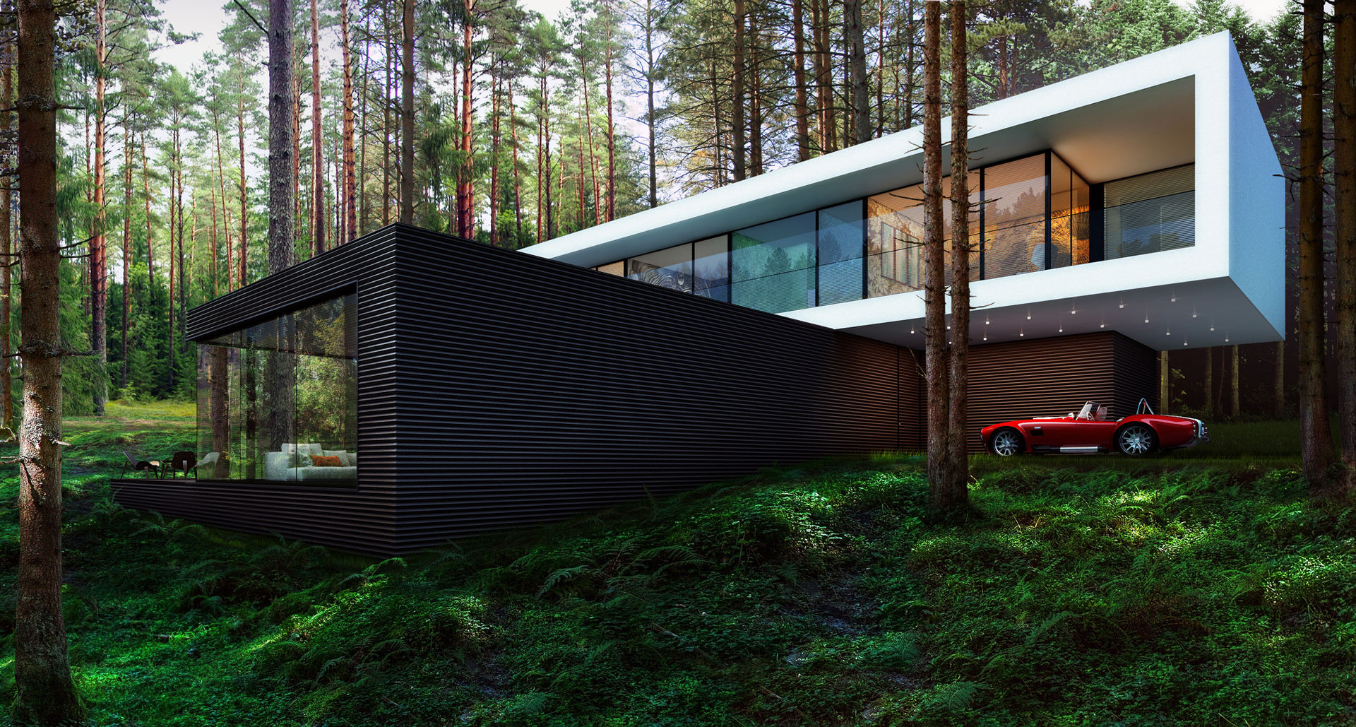 Дом под Киевом, ALEXANDER ZHIDKOV ARCHITECT ALEXANDER ZHIDKOV ARCHITECT Minimalist house