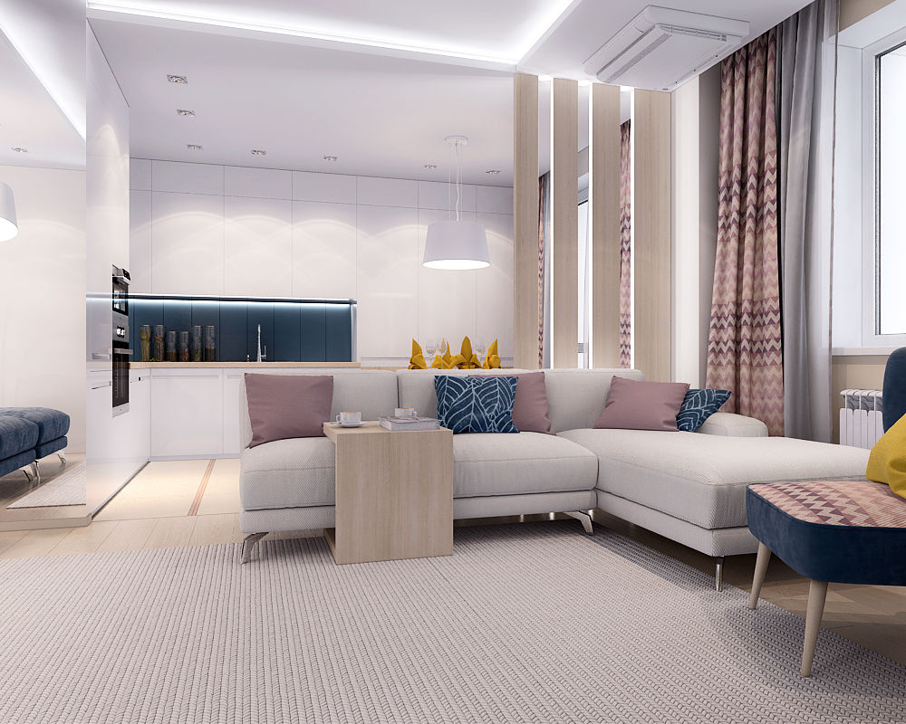 Студия , TrioDesign TrioDesign Living room