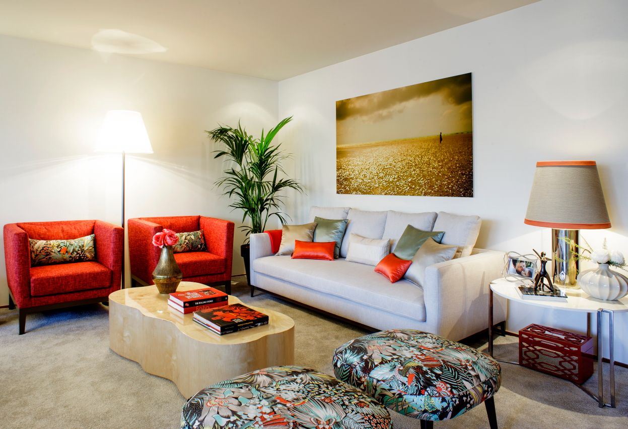 Residence Flat | Boavista Palace | 2015, Atelier Susana Camelo Atelier Susana Camelo Living room Copper/Bronze/Brass