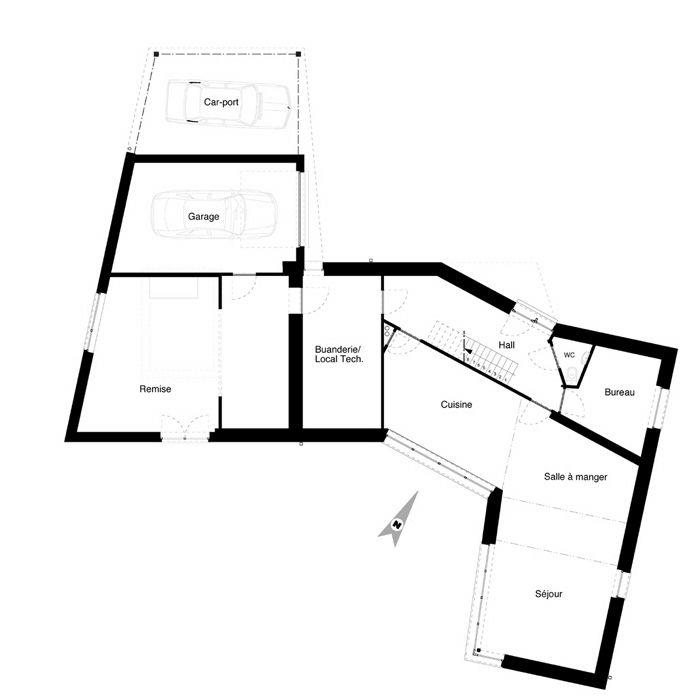 Maison W, corbacreative sprl corbacreative sprl Modern houses