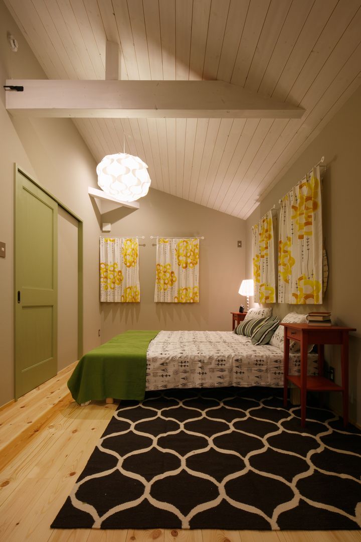 S's house, dwarf dwarf Scandinavian style bedroom