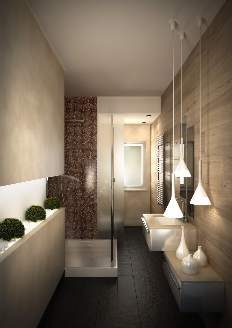 homify Modern bathroom