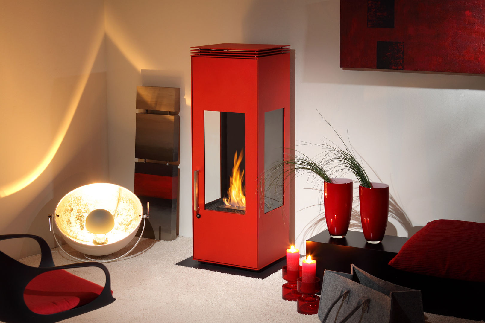 Empire, muenkel design - Elektrokamine aus Großentaft muenkel design - Elektrokamine aus Großentaft Salones modernos Chimeneas y accesorios