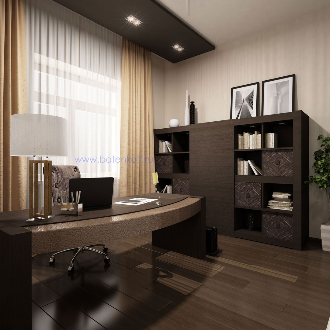 homify Ruang Studi/Kantor Klasik MDF