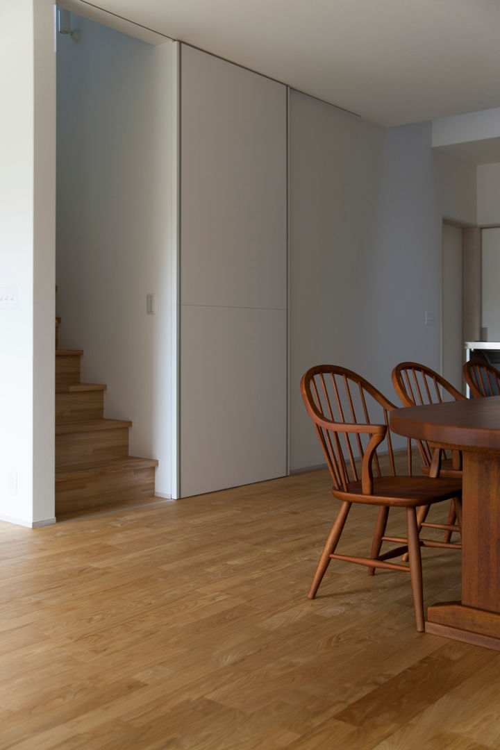 西陣の家, 村松英和デザイン 村松英和デザイン Eclectic style corridor, hallway & stairs