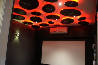 Personal Theater, Takeaway Interiors Takeaway Interiors Modern media room