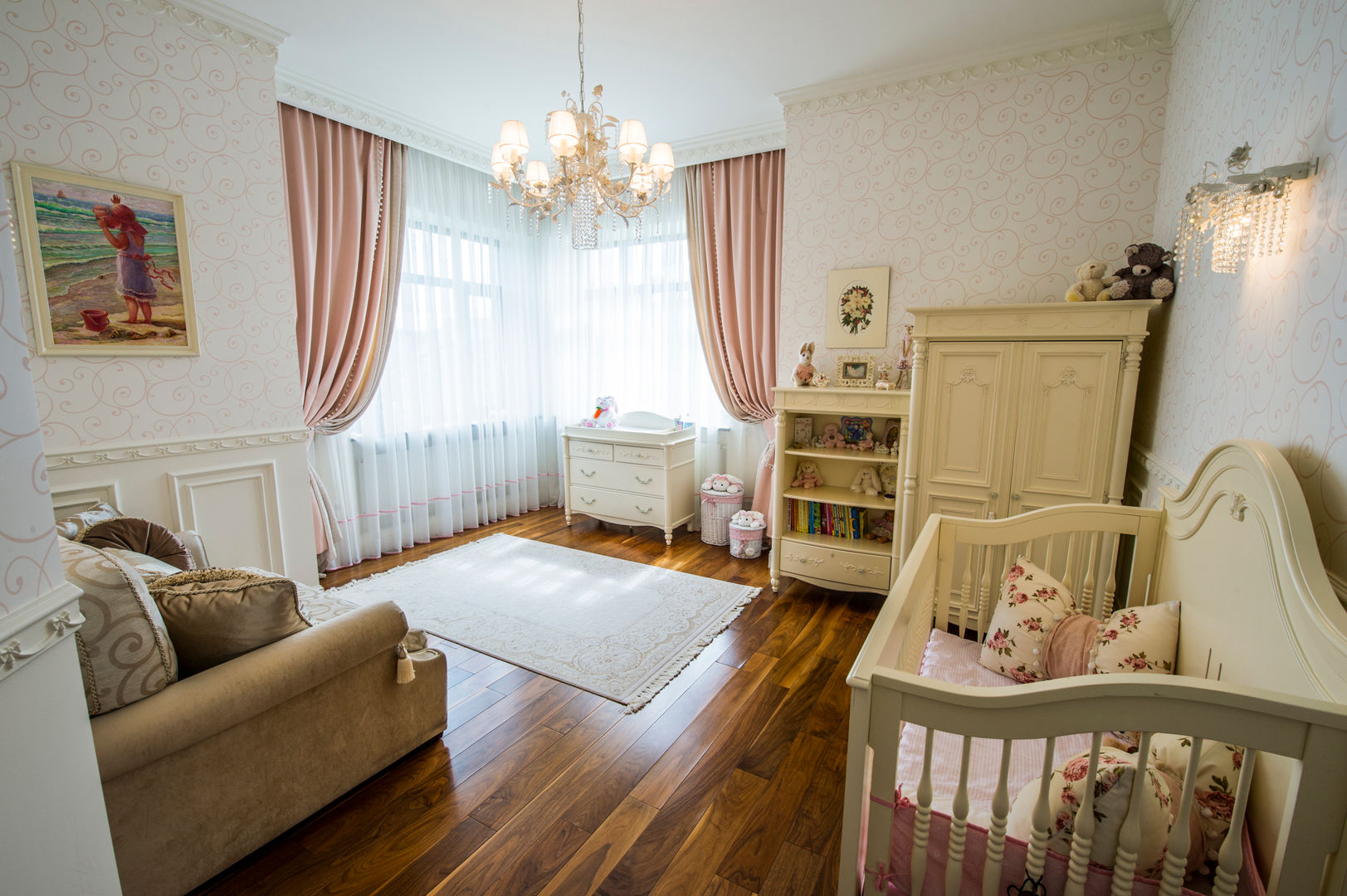 Загородный дом для молодой семьи, LUXER DESIGN LUXER DESIGN Nursery/kid’s room