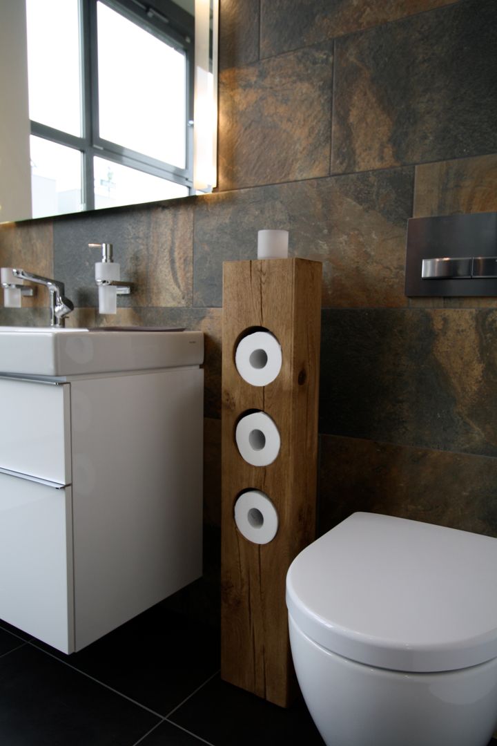 woodel, woodel woodel Eclectic style bathroom Wood Wood effect Storage