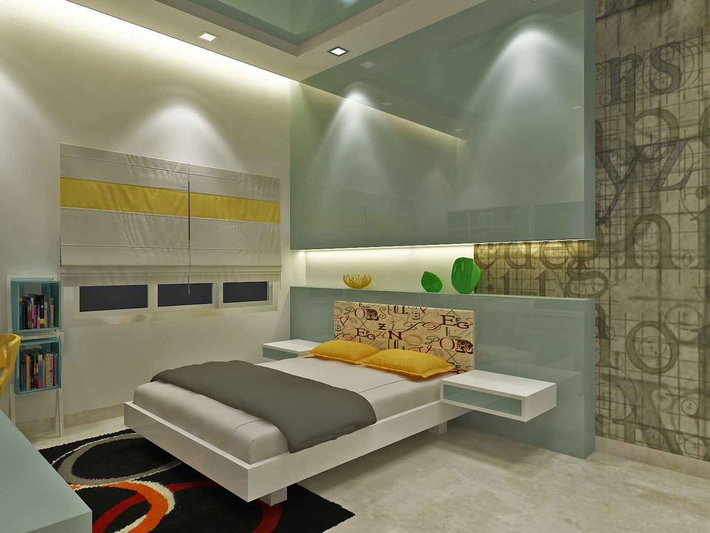 A Simple Children's Room With Simple & Attractive Designs. Vasantha Architects and Interior Designers (VAID)
