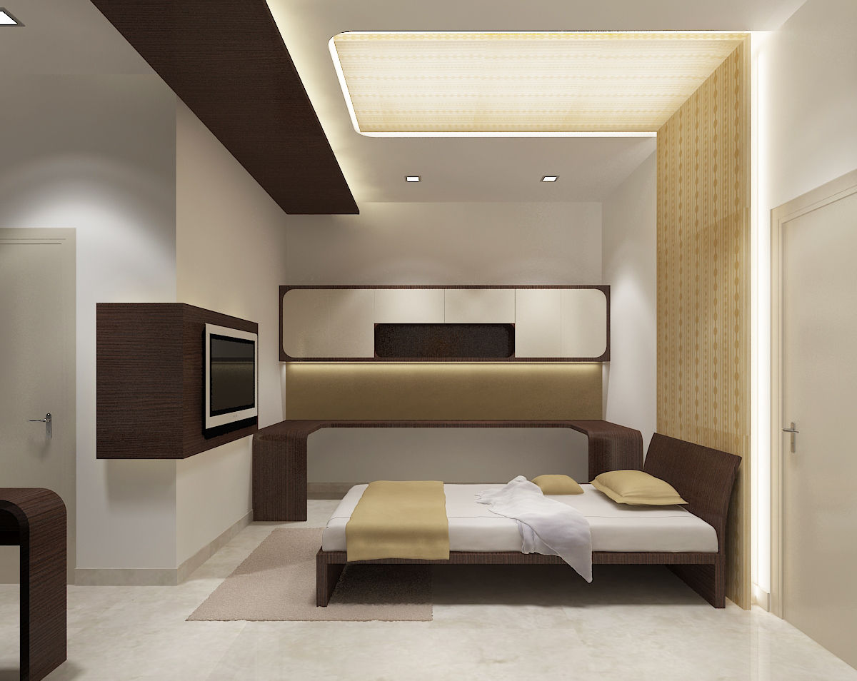 A Cool Looking Guest Bedroom Vasantha Architects and Interior Designers (VAID)