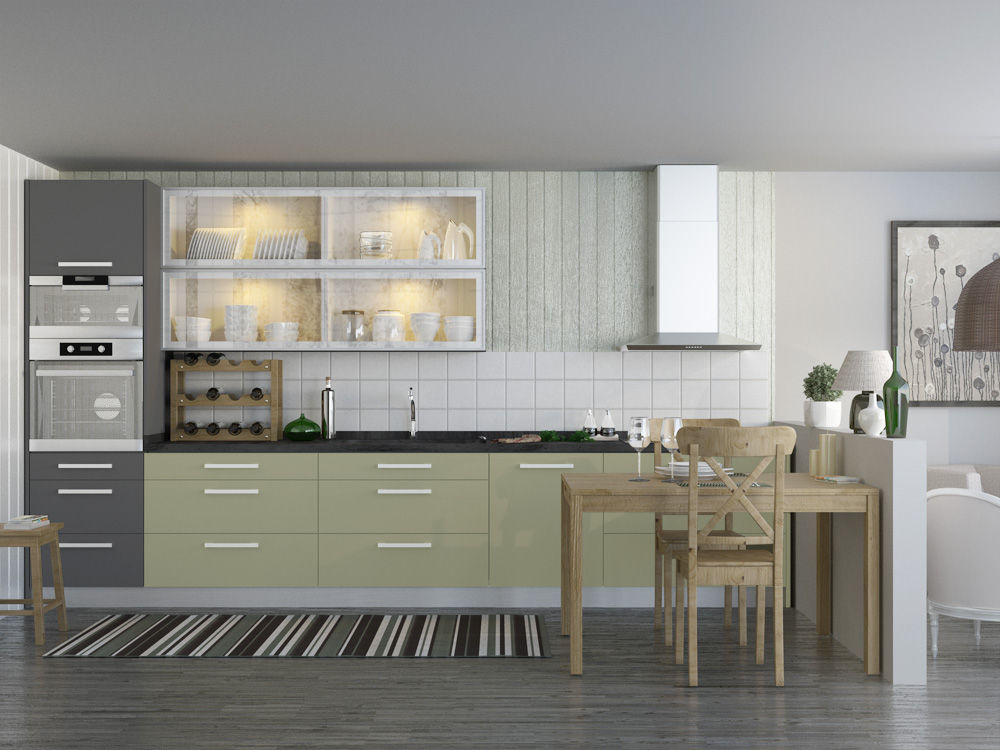 Bono Cocinas, bono cocinas bono cocinas Modern style kitchen Bench tops