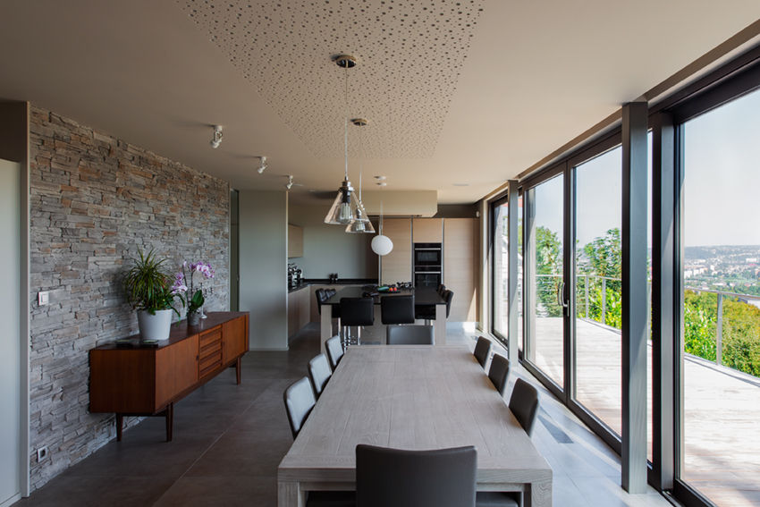 Transformation d'une habitation, BURO 5 architectes et associés BURO 5 architectes et associés Modern dining room