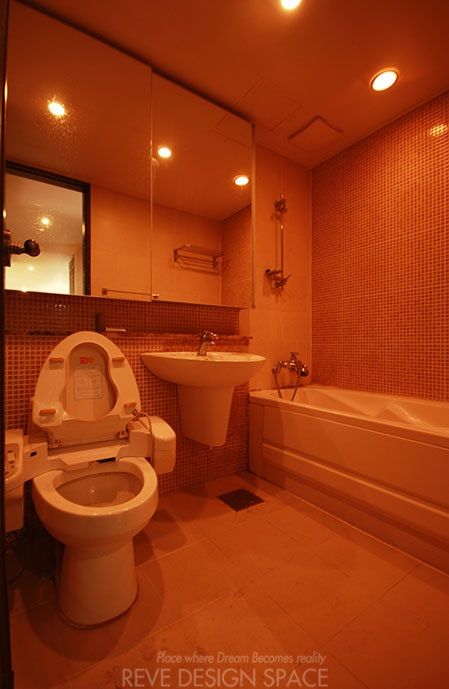 동탄아파트인테리어 능동 푸른마을두산위브 33평 인테리어, 디자인스튜디오 레브 디자인스튜디오 레브 モダンスタイルの お風呂