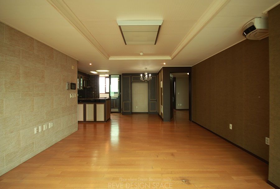 동탄아파트인테리어 능동 푸른마을두산위브 33평 인테리어, 디자인스튜디오 레브 디자인스튜디오 레브 Modern living room