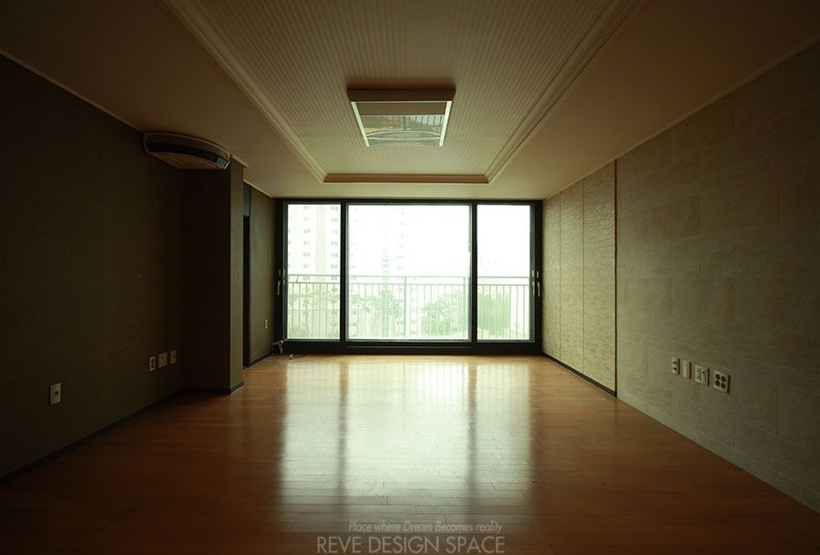 동탄아파트인테리어 능동 푸른마을두산위브 33평 인테리어, 디자인스튜디오 레브 디자인스튜디오 레브 Salon moderne