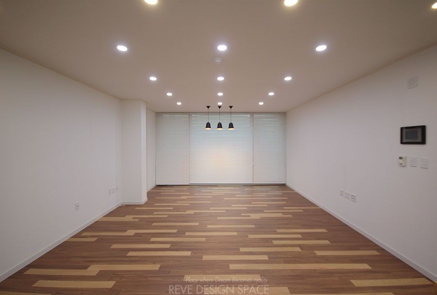 동탄아파트인테리어 능동 푸른마을두산위브 33평 인테리어, 디자인스튜디오 레브 디자인스튜디오 레브 Salones modernos