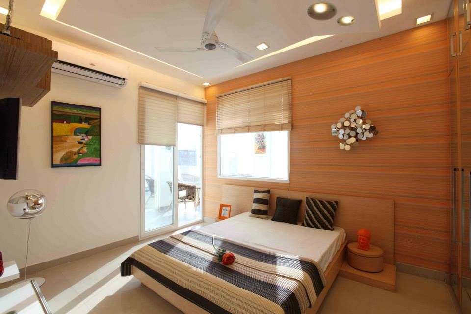 SAMPLE FLAT, Spaces Architects@ka Spaces Architects@ka Modern style bedroom