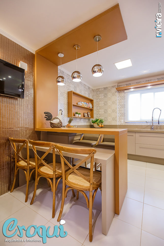 Cozinha, Croqui Arquitetura e Interiores Croqui Arquitetura e Interiores مطبخ MDF