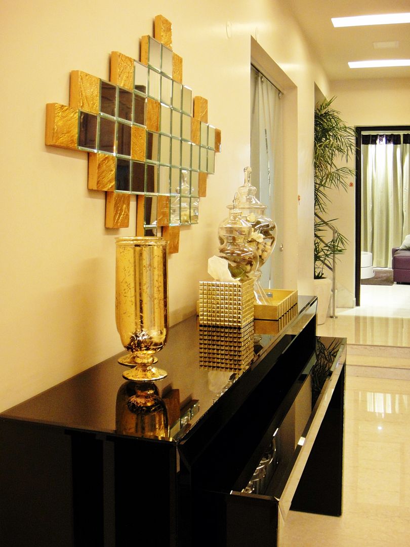 Residence Design, Sandesh Vihar, H5 Interior Design H5 Interior Design ห้องโถงทางเดินและบันไดสมัยใหม่