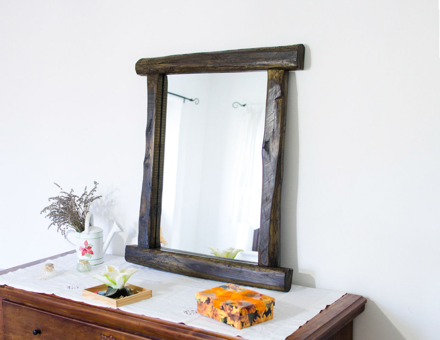 Realizzazioni, Mb-Frames Mb-Frames Rustic style bathroom Mirrors