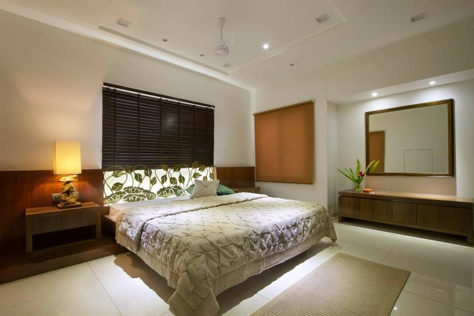 Sandeep Gandhi Bungalow, P & D Associates P & D Associates Modern style bedroom