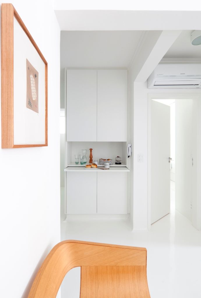 Apartamento da Maria Rita, INÁ Arquitetura INÁ Arquitetura Minimalistische eetkamers