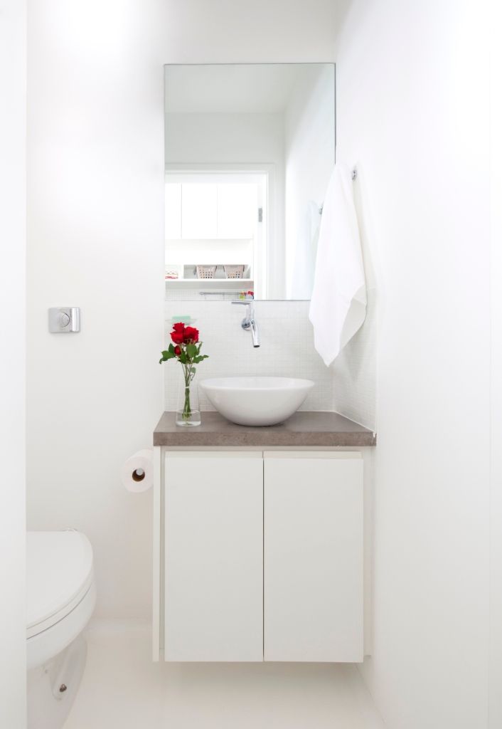 Banheiro INÁ Arquitetura Casas de banho minimalistas