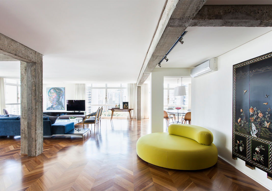 Apto. Rio de Janeiro, RSRG Arquitetos RSRG Arquitetos Minimalist living room