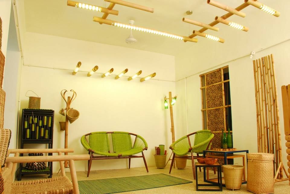 Bamboo Canopy, Errol Reubens Associates Errol Reubens Associates Modern living room
