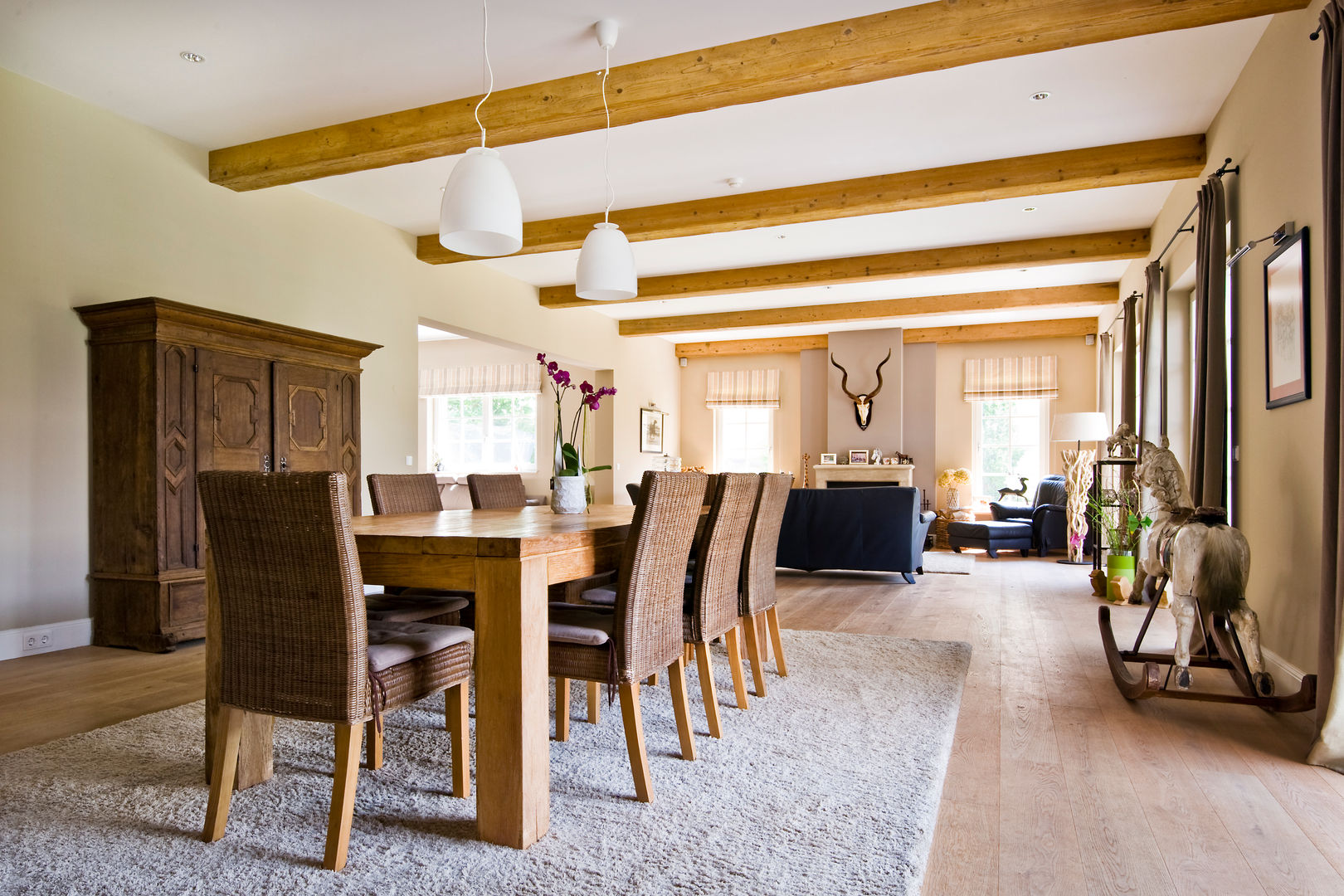 Einfamilienhaus in Laxenburg, WUNSCHHAUS WUNSCHHAUS Dining room