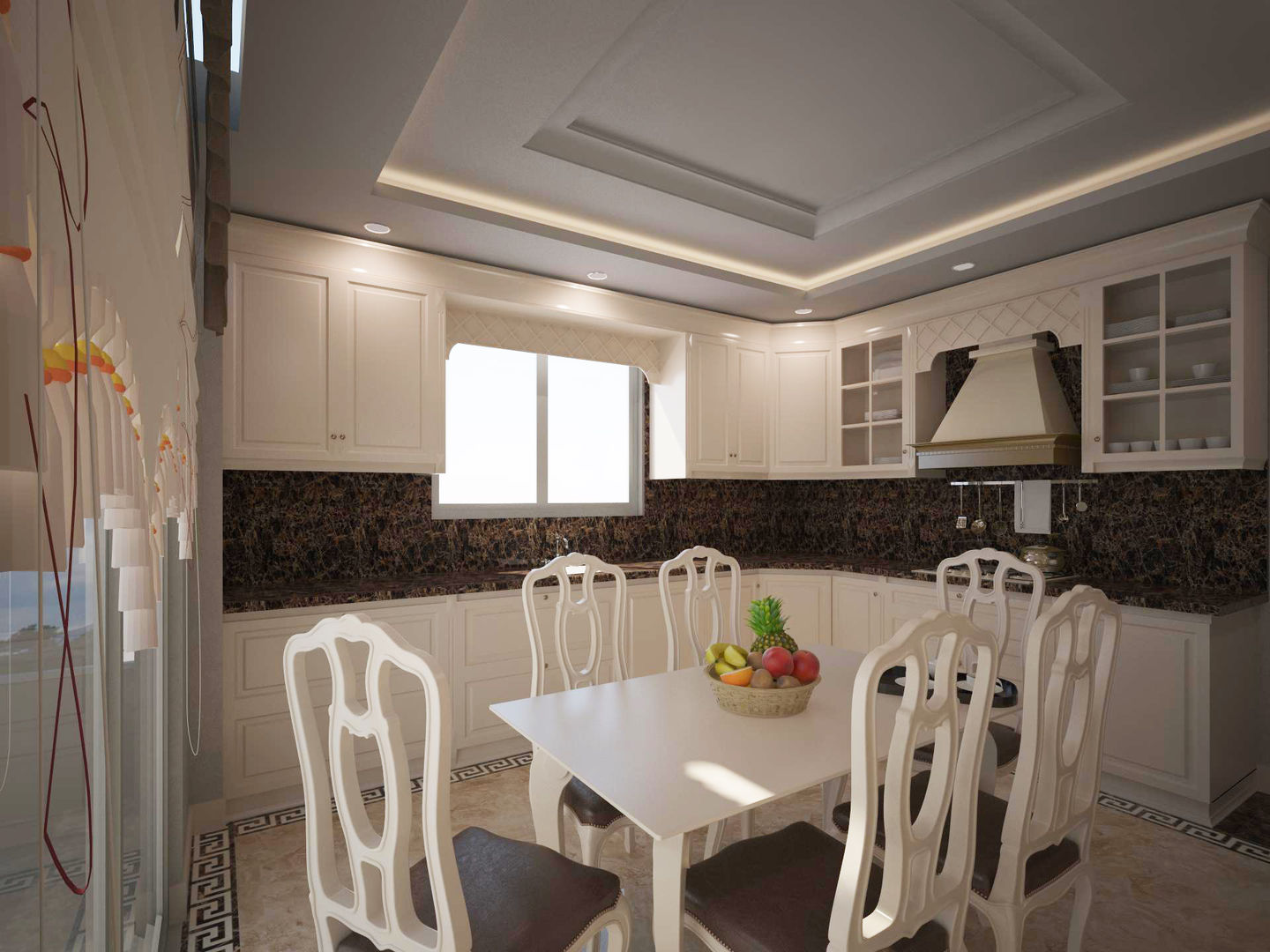 A.Ç. EVİ, RUBA Tasarım RUBA Tasarım Classic style kitchen Cabinets & shelves