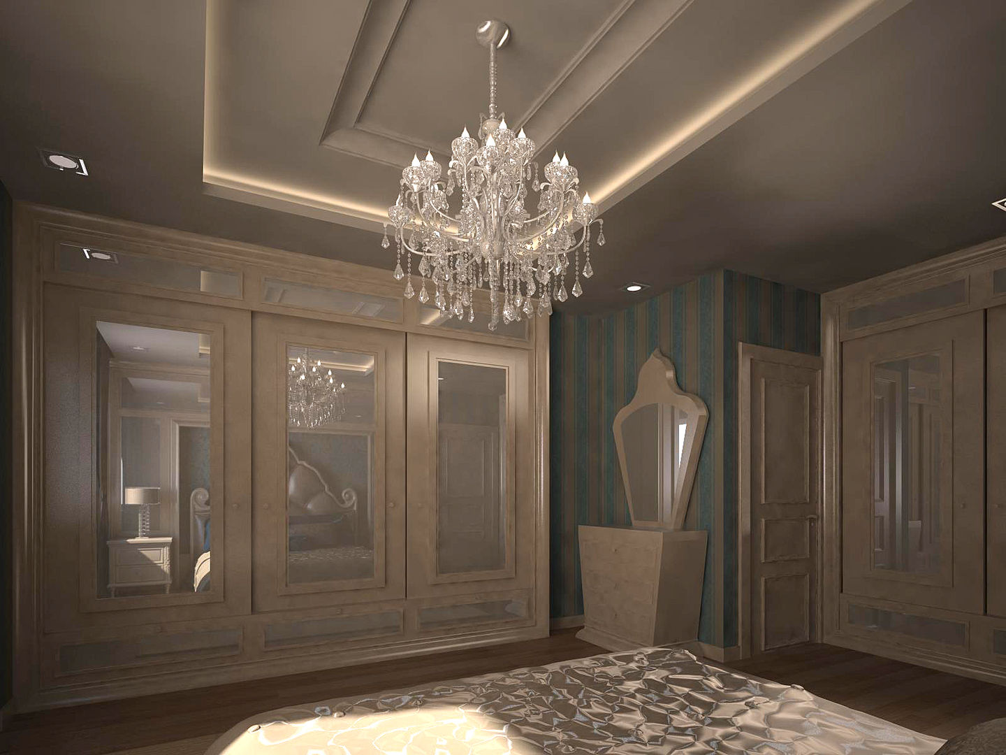 A.Ç. EVİ, RUBA Tasarım RUBA Tasarım Classic style bedroom Wardrobes & closets