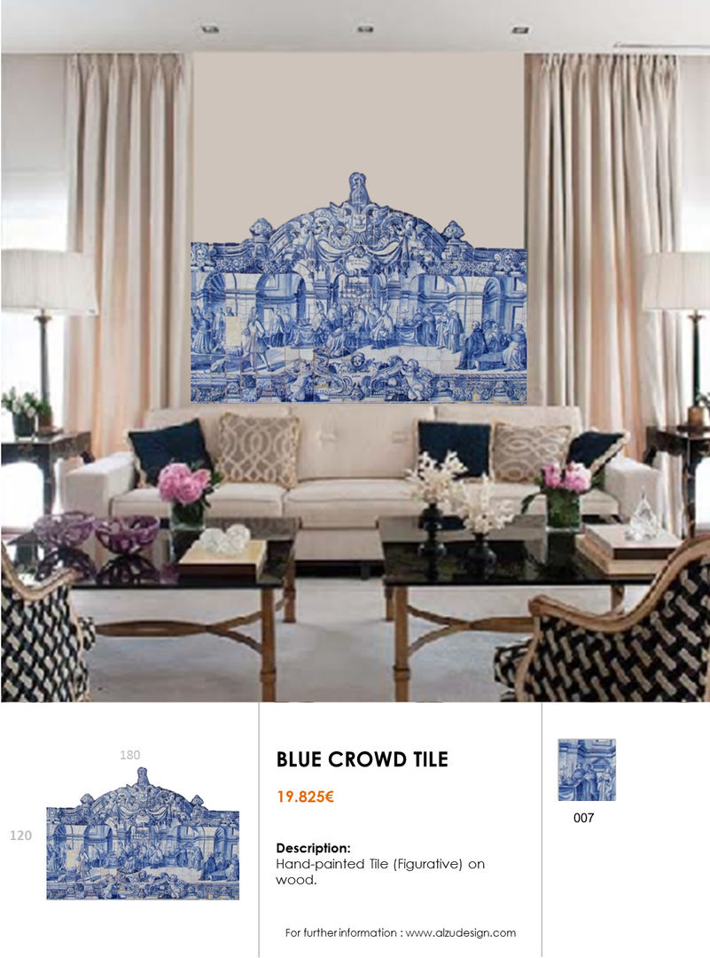 Old Blue Collection, AL'ZU AL'ZU Maisons classiques Tuiles Accessoires & décoration