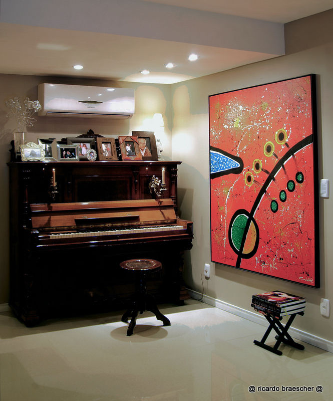 Projeto Arq. Gustavo Camargo, BRAESCHER FOTOGRAFIA BRAESCHER FOTOGRAFIA Classic style living room