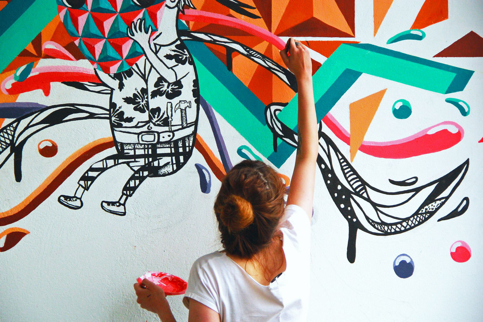 Mural-Where ideas are born and reborn, Phoenix Touch Phoenix Touch