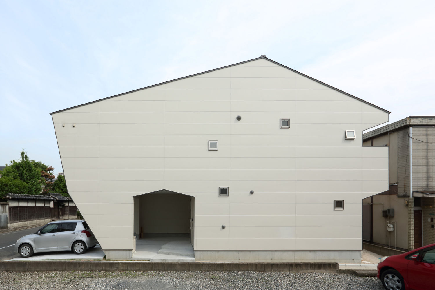 直方の家 , nano Architects nano Architects Nowoczesne domy Ceramiczny