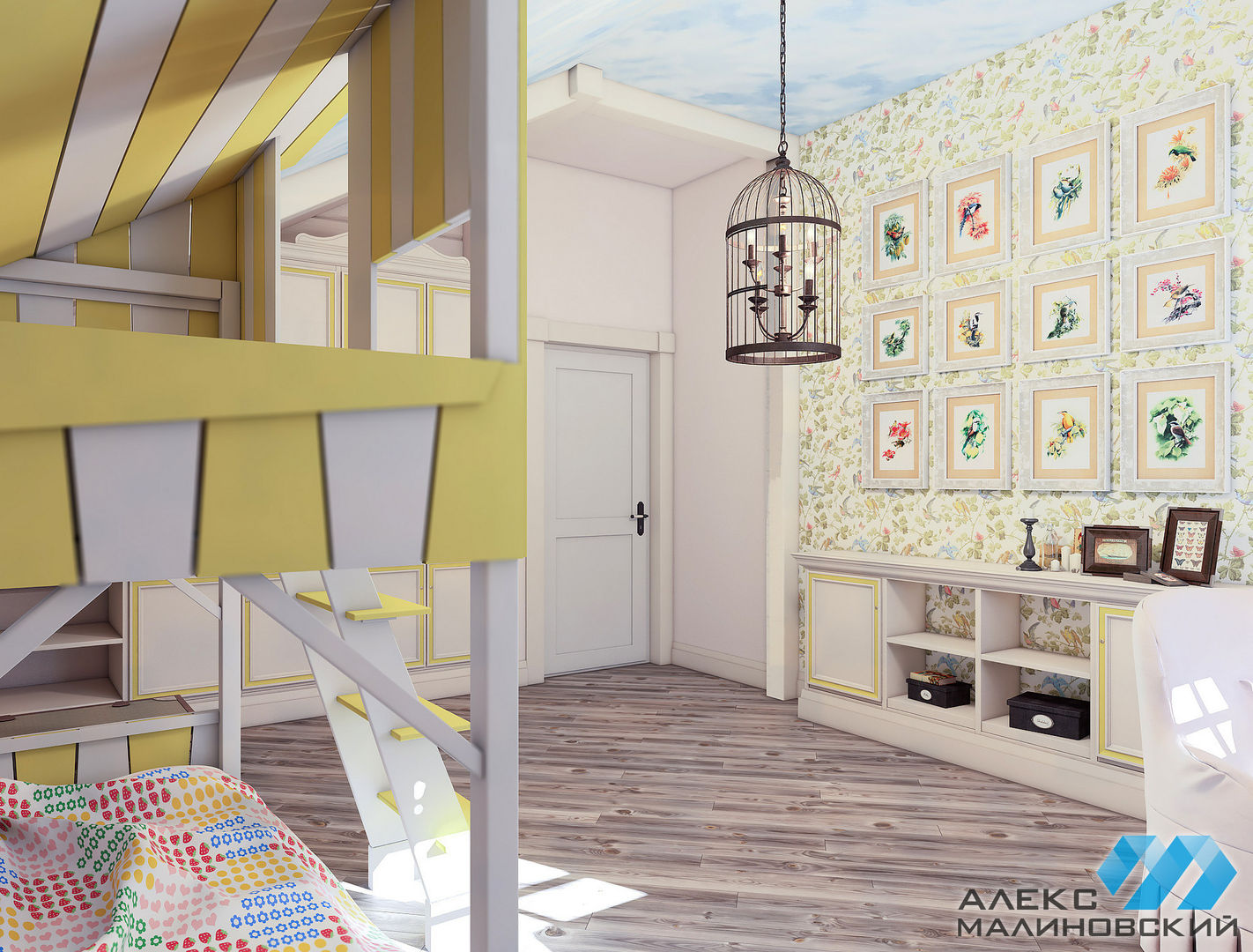 КП LakeSide, Александр Малиновский Александр Малиновский Habitaciones para niños de estilo industrial