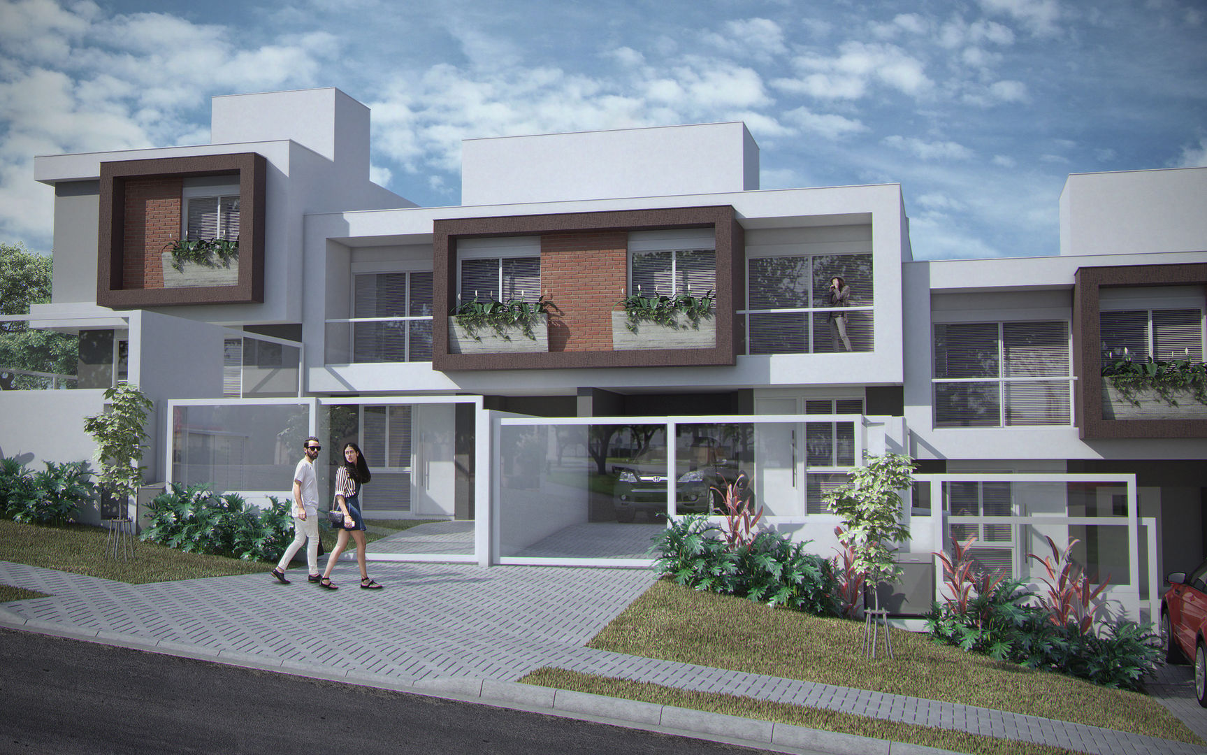 Residencial Uberaba, studio vtx studio vtx Nhà phong cách tối giản